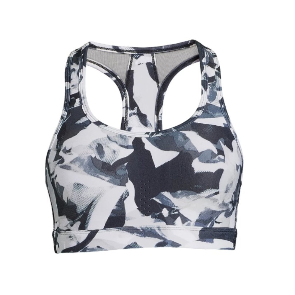 Avia Women's Molded Cup Sports Bra Black and White